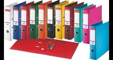 Esselte Ordner Standaard PP A4 50mm - Assorti - 10 stuks - Voor Thuiswerken - Ideaal Voor Thuiskantoor