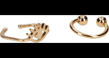 Depesche J1MO71 Oor manchetten, gold-plated