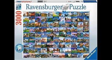 Ravensburger puzzel 99 mooie plekken in Europa - legpuzzel - 3000 stukjes