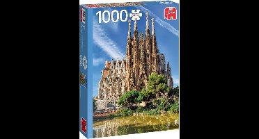 Jumbo Premium Collection Puzzel Sagrada Familia View, Barcelona - Legpuzzel - 1000 stukjes
