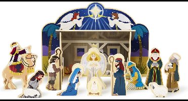 Melissa & Doug - Houten Geboorte set,