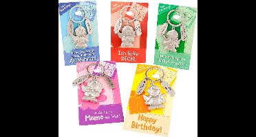 Depesche sleutelhanger beschermengel met tekst - metalen accessoire.