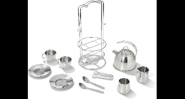 Melissa & Doug Roestvrijstalen Thee Set