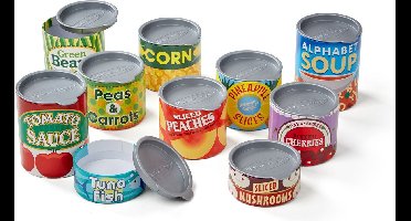 Melissa & Doug Voedselset in blik - Speelkeukenset