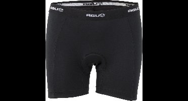 AGU Underwear Fietsonderbroek Essential - Fietsonderbroek Dames met Zeem - Ademend Fietsondergoed - Zwart - XS