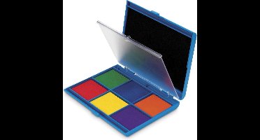 Learning Resources stempelkussen 7 kleuren XL - creatief speelgoed.