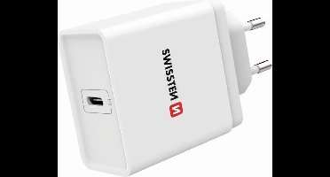 Swissten Snellader USB-C Power Delivery 18W - Wit