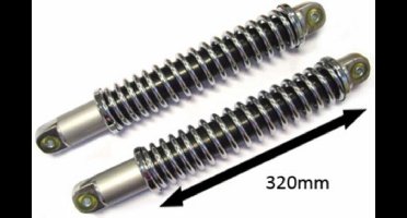 Schokbrekerset open model 529 530 517 320mm chroom