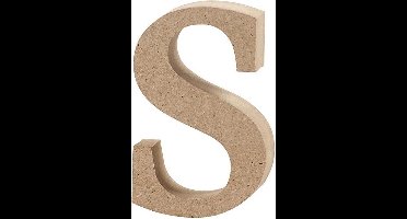Creative Letter S Mdf 8,5 Cm