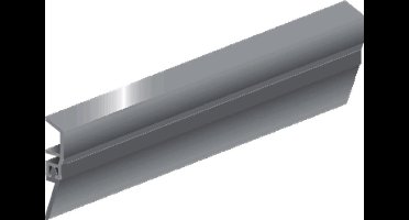 Ellen Matic Dorpelstrip- Aluminium Acryl - 100 cm