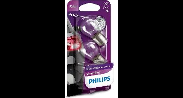 Philips VisionPlus BA15S / P21W 12V - Set