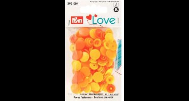Prym Love Color drukknoppen kunststof 12,4mm geel 30 st. - Prym