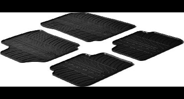 Gledring Rubbermatten passend voor Fiat Croma 2005- (T profiel 4-delig)