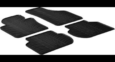 Rubbermatten Volkswagen Jetta 2011- (T Profiel 4-delig + Montageclips)