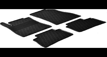 Gledring Rubbermatten passend voor Nissan Juke 2010-2019 (G profiel 4-delig + montageclips)