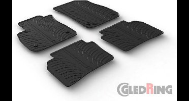Gledring Rubbermatten passend voor Opel Insignia Grand Sport & Sportstourer 2017- (T profiel 4-delig + montageclips)