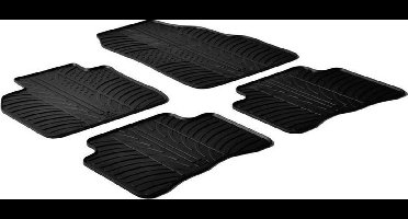 Gledring Rubbermatten passend voor Volkswagen Golf Sportsvan 2014- (T profiel 4-delig + montageclips)