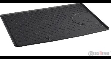 Gledring Rubbasol (Rubber) Kofferbakmat passend voor Opel Astra K HB 5-deurs 2015- (Hoge laadvloer)