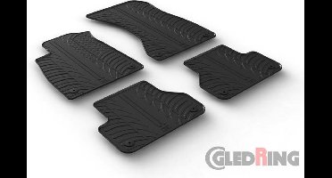 Gledring Rubbermatten passend voor Audi A5 Sportback 12/2016- (T profiel 4-delig + montageclips)