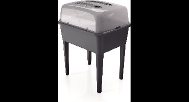 Moestuinbak Kweektafel Respana Planter High XL Set 77x58x96cm ANTRACIET Prosperplast