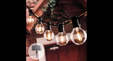 Lichtsnoer buiten 'Chain 25' - Solar tuinverlichting - Filament lampen - 7,6 meter lang - Buitenlampen op zonne-energie