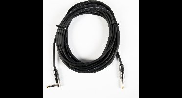 MUSIC STORE Instrument Cable Original 90° 10m (Black) - Instrumentenkabel