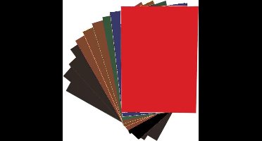 Quantore Knutselkarton - Grote vellen 50x70 cm - 10 gekleurde vellen