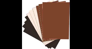 Quantore Knutselkarton - Grote gekleurde vellen 50x70 cm - 10 stuks