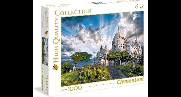 Clementoni Legpuzzel - High Quality Puzzel Collectie - Montmartre - 1000 stukjes, puzzel volwassenen