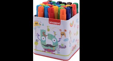 Viltstiften Bruynzeel Extra Dik 30 stuks in koker