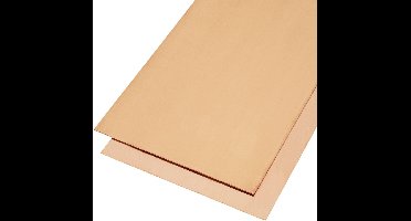 Reely Koper Blik (l x b) 400 mm x 200 mm 0.3 mm 1 stuk(s)