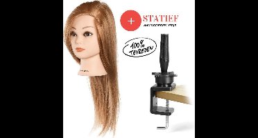 Oefenhoofden ANABELLE Blond + Statief