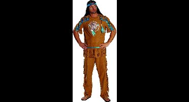 Rubie's Verkleedkostuum Indiaan Heren Bruin Maat 54