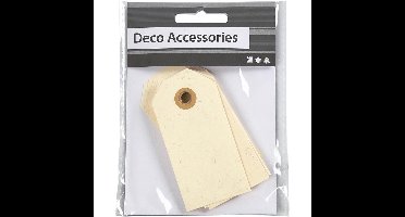 Manilla-labels, afm 4x8 cm, 250 gr, crème, 1000 stuk/ 1 doos