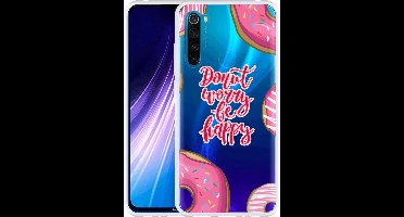 Xiaomi Redmi Note 8 Hoesje Donut Worry