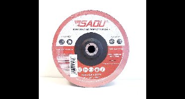 Afbraamschijf Sadu 150x6,4x22,23 A30R metaal doorgezet - per 10