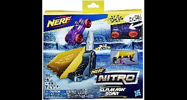 Nerf Nitro 2in1 Stuntsets met Foam Auto's Assorti