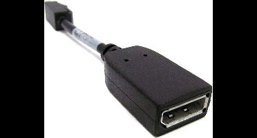 HP 708463-001 – Mini DisplayPort naar DisplayPort Adapter – SPS Cable – Zwart