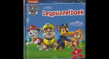 Legpuzzelboek Paw Patrol vanaf 3 jr 4 puzzels