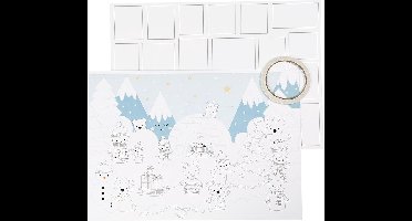 Creotime Maak Je Eigen Kerstkalender 30x42 Cm 3 Stuks