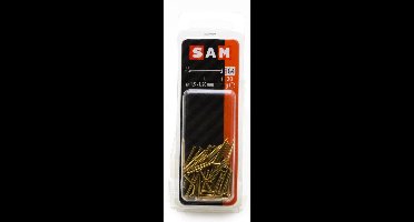 SAM Nagel platte kop 1,5x20mm 20 stuks