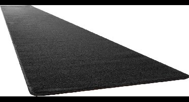 Tapijt loper Antares- 100 x 1300 cm- Zwart