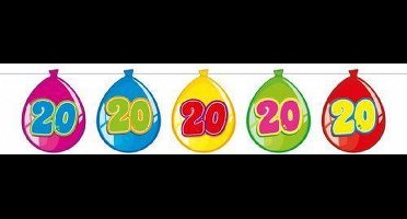 20 Jaar Birthday Ballonnen Slinger - 10 meter