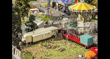 Faller - Kermiswagen-set I - modelbouwsets, hobbybouwspeelgoed voor kinderen, modelverf en accessoires