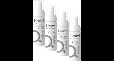Neutral 0% Face Wash Parfumvrij - Gezichtsreiniging - 4 x 150 ml Voordeelverpakking
