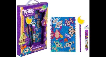 Fingerlings wowwee schrijfset - Notitieboek - Pen met 10 kleuren - Potlood gum