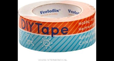 Verlofix reparatietape 50 m grijs 48 mm