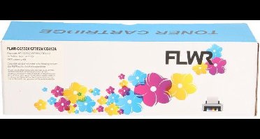 FLWR - Toners / Canon 718Y / geel / Geschikt voor Canon