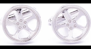 Manchetknopen - Velgen Auto Zilver