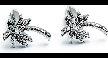 Manchetknopen - Palmboom Kokosnoot Boom